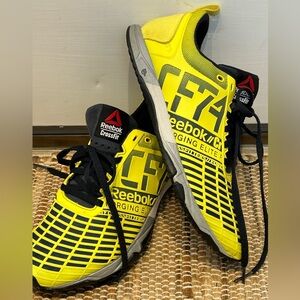 REEBOK s7 ‘Sprint TR’ CrossFit trainers-blk/yellow-LOOK NEW! Retail is $110